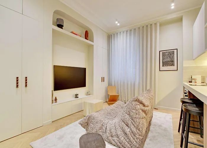 Apartament Petit Luxe Parisien - 2p - Parc Monceau *